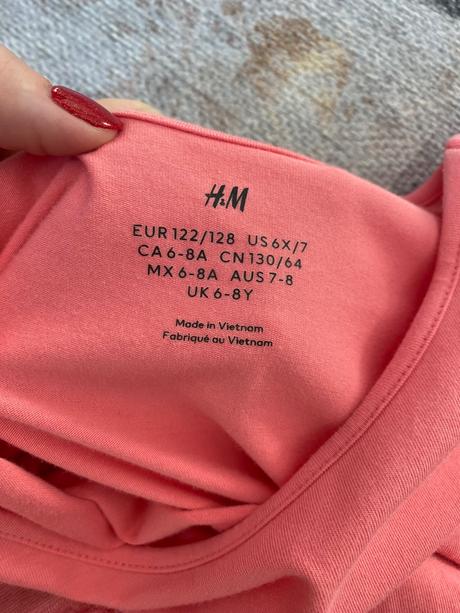 Typové saty, h&m,122