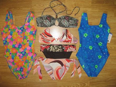 Dvojdielne plavky quiksilver, h&m, f&f, s