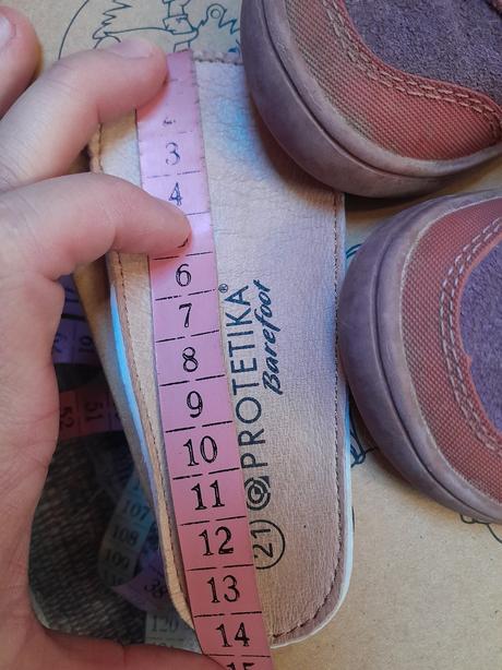 Protetika barefoot dievc. 21, vd 13,5 cm, protetika,21