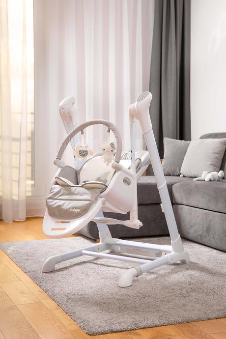 Caretero detská jedálenská stolička 2v1 indigo min, caretero