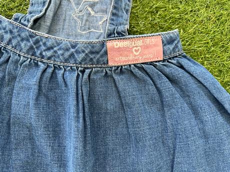 Desigual šatová sukňa riflova, desigual,110