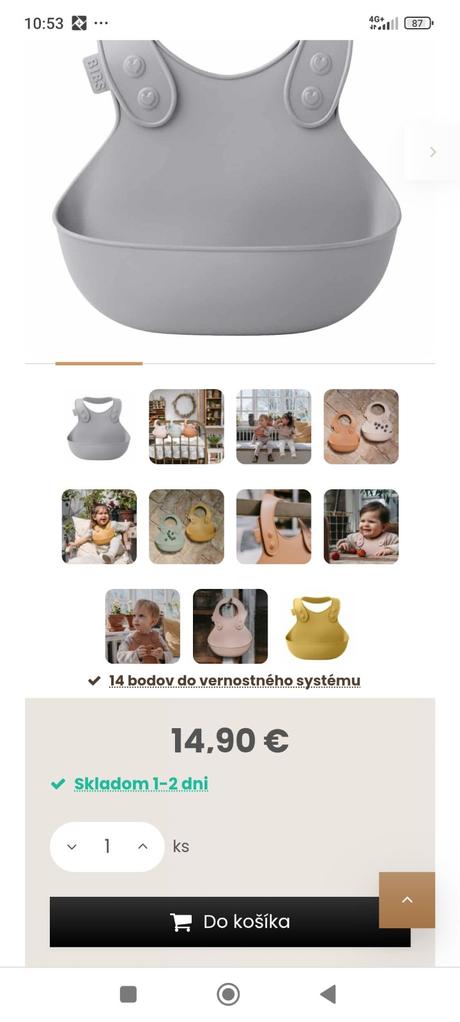 Potreby pre babetko, 