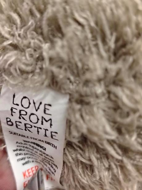 Plyšový sivo hnedý medveď, bertie, 35 cm, 