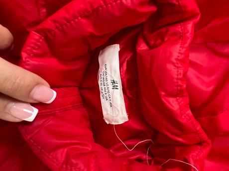 Cervena vetrovka hm, h&m,140