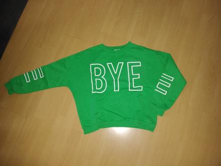 Mikina crop top, 152