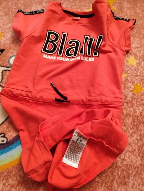 Šaty mikina 128 7/8 rokov, 128