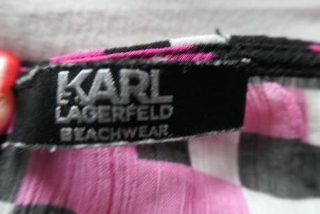 Karl lagerfeld luxusne plazove vzdusne saty s/m, s