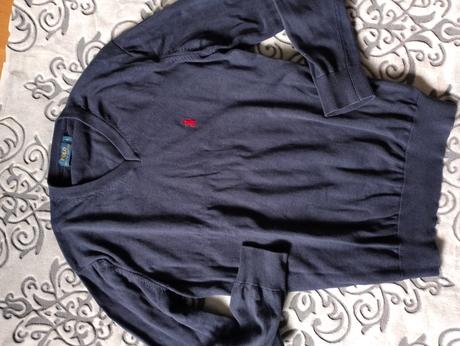 Polo ralph lauren tmavomodrý pulovrik, ralph lauren,l