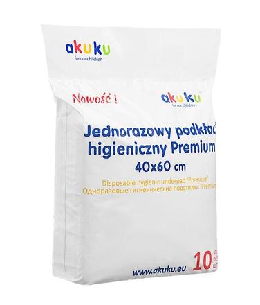 Akuku a0367 jednorázové prebaľovacie podložky 40x6, 