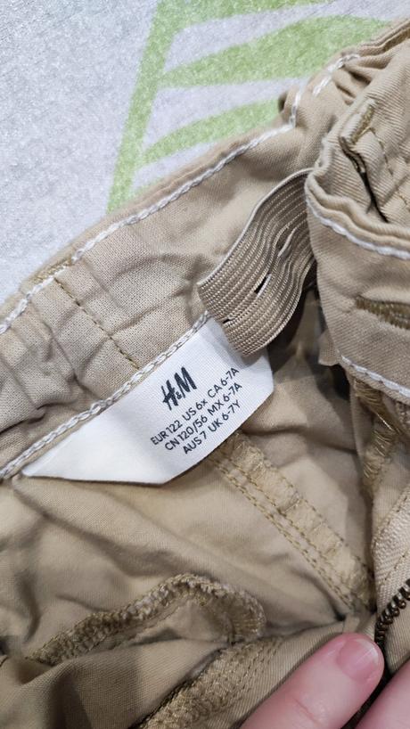 Nohavice elegantné letné, h&m,122
