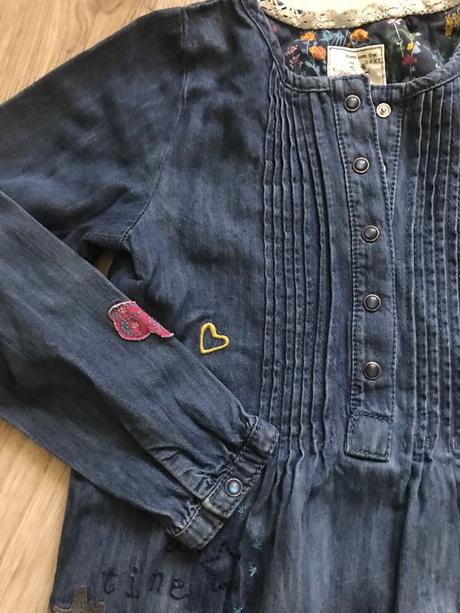 Šaty vyšívané next 5-6 rokov, next,116