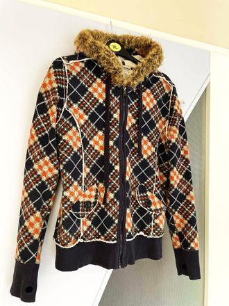 Teplá huňatá bunda m/l, m