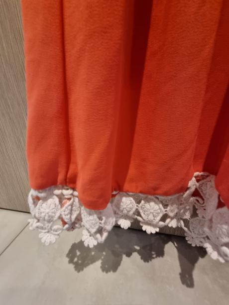 Lososové/bledoružové šaty, m