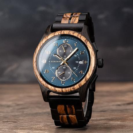 Drevené hodinky majestic,