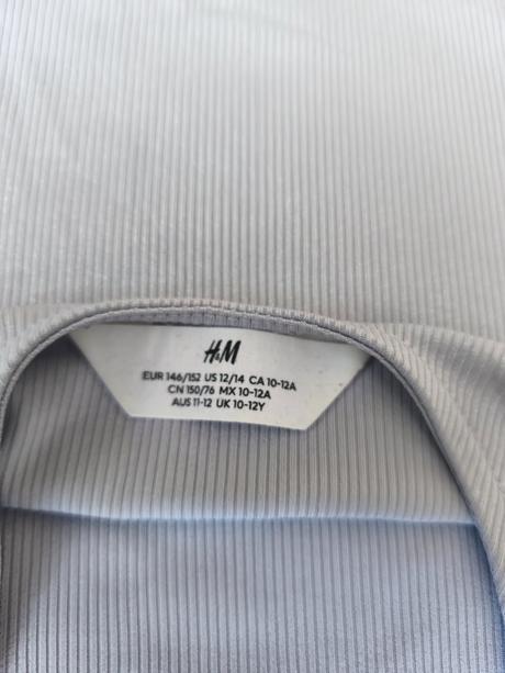 Dievčenský elegantný top, h&m,146