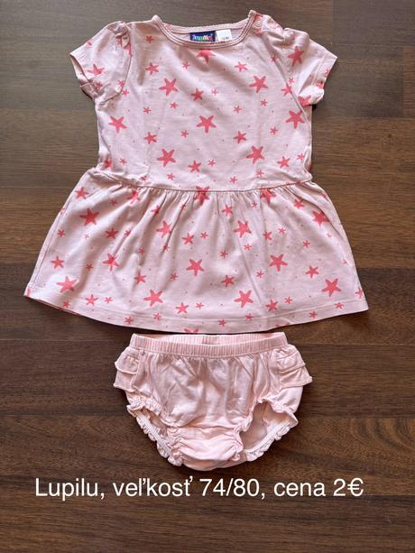 Šaty krátky rukáv, 80