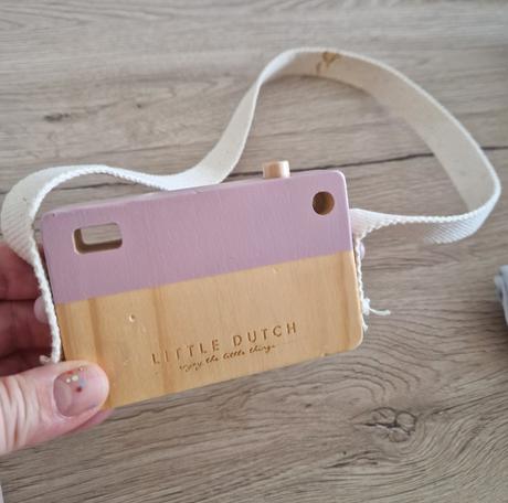 Drevený foťák hračka, 