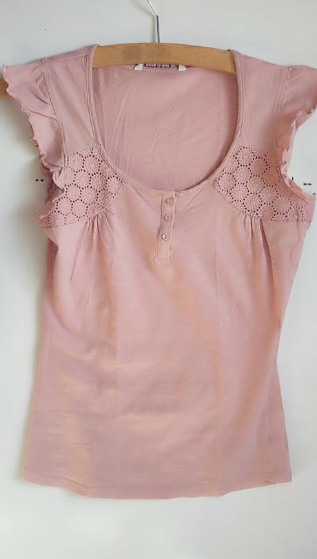 Romantické tričko, clockhouse,s