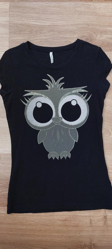 Tričko sova, fishbone,s