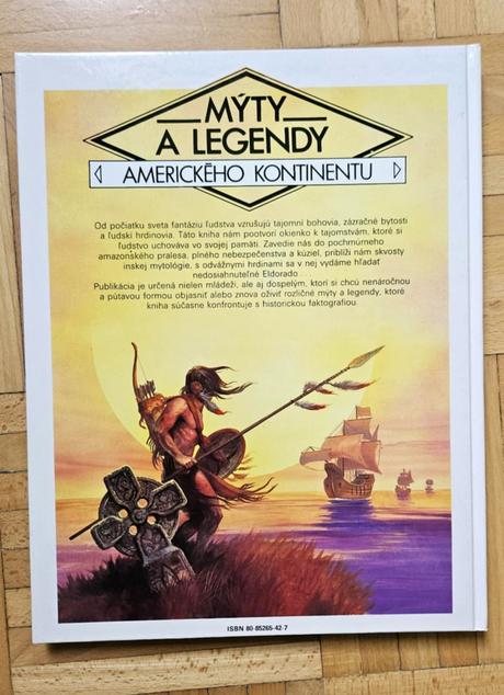 Kniha 'mýty a legendy amerického kontinentu',