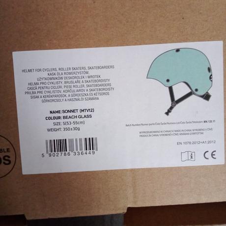 Prilba na korčule bicykel s 53-55cm, s