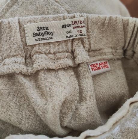 Ľanové nohavice zara, zara,92