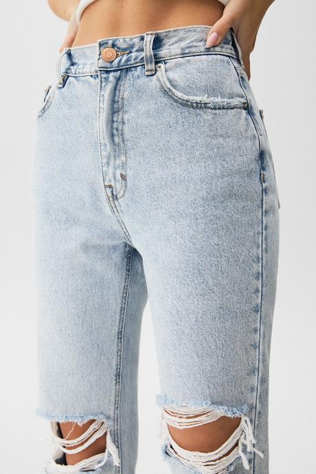 Štýlové džínsové nohavice značky pull&bear, pull&bear,m