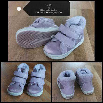 Prechodné topánky, 23