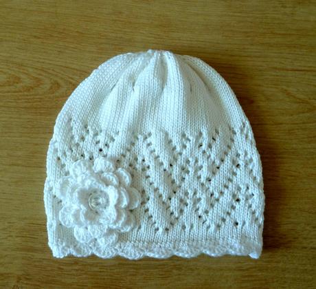 Biela bavlnena ciapka, 86 - 134