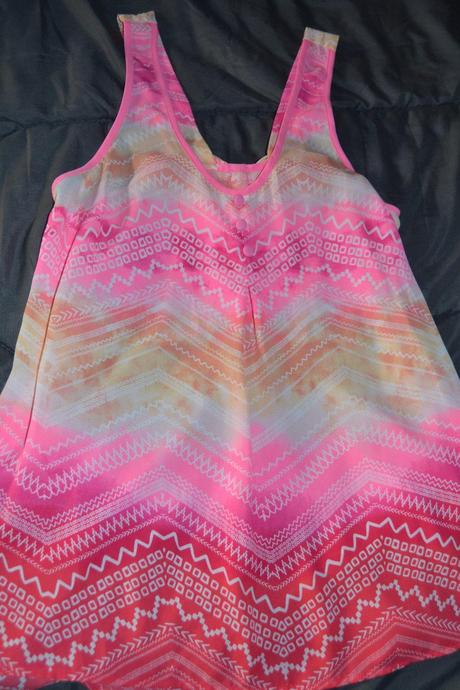 Letný top s mašľou, s