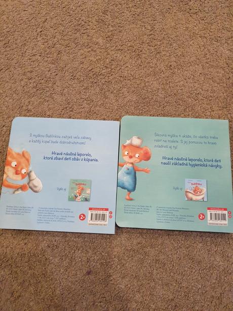 Kniha myška bublinka kúpanie je zábava.,