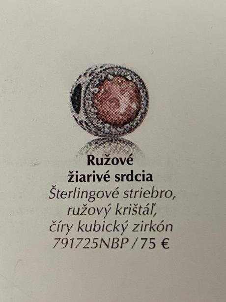 Pandora trblietave koralky, pandora