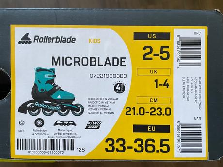 Detské kolieskové korčule rollerblade, rollerblade,33