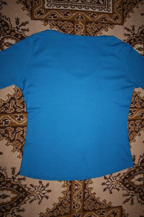 Modré tričko, papaya,40