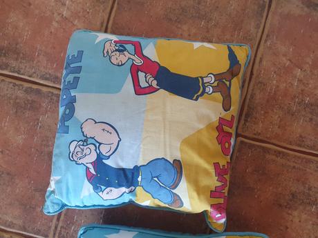 Ozdobné vankúše pepek námorník - popeye, 2 kusy,