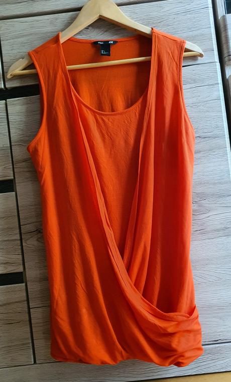 Tehotenské tričko bez rukávov, h&m,l