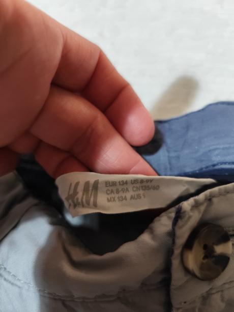 Elegantné nohavice, h&m,134