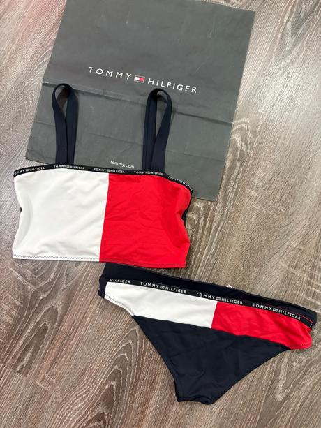 Tommy hifiger dievcenske plavky na 12-14 rokov, tommy hilfiger,152