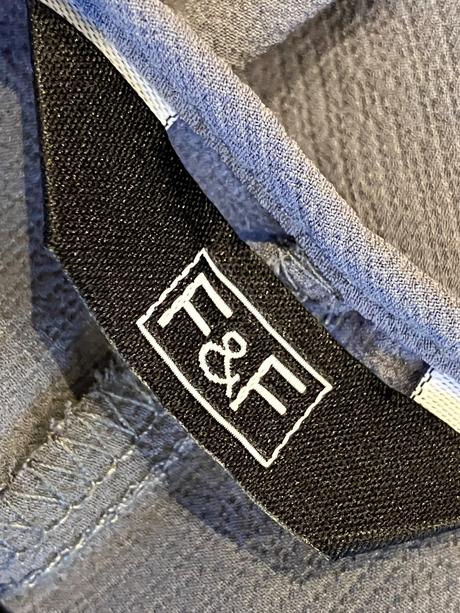 Dámska sivá blúzka s rozparkom f&f (38), f&f,m