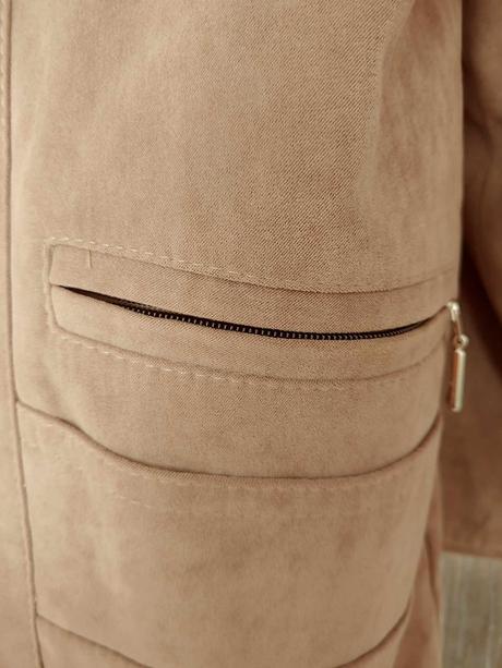 Hnedý prechodný aj zimný kabát, m