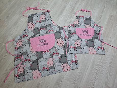 Kuchynská zástera s menom,