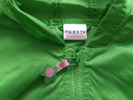 Tenká prechodná bundička so žabkou, next,86