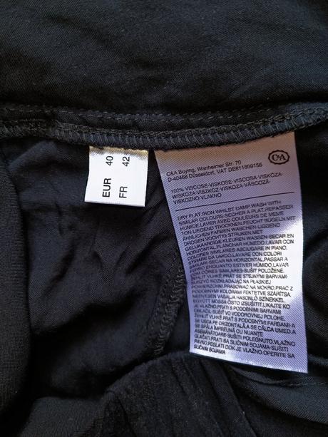 Čierne kraťasy, c&a,40