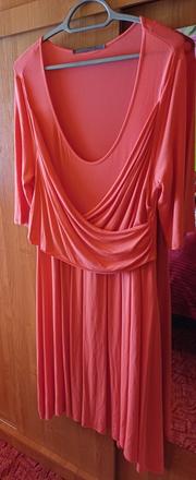 Dámske lososove midišaty, xxxl