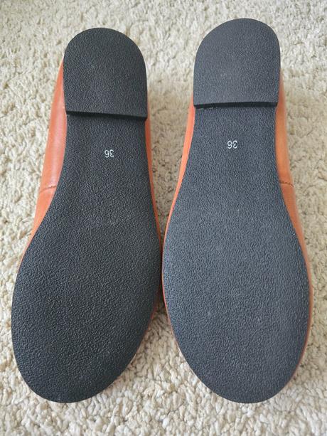 Kožené baleriny, 36