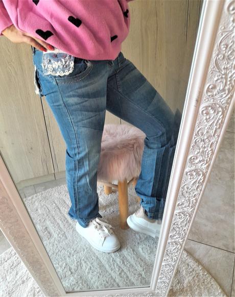 Rifle s krajkou-m/l, m