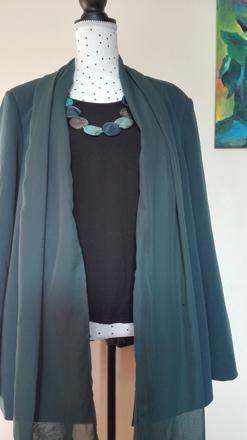 Tmavozelené sako, bonprix,48