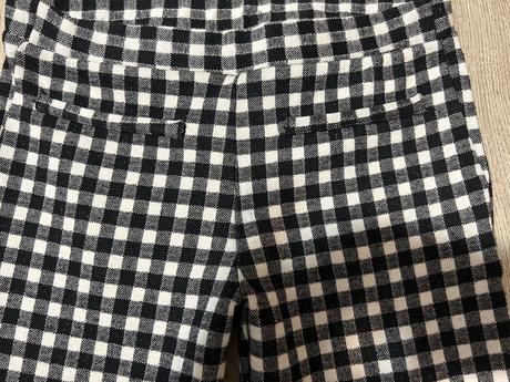 Kockové zvonové legíny, zara,152