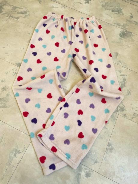 Flisové teplé pyžamo, primark,122