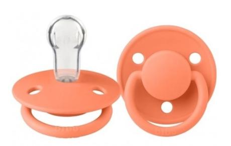 Bibs cumlík silikónový de lux papaya 0-36m, 1ks, bibs